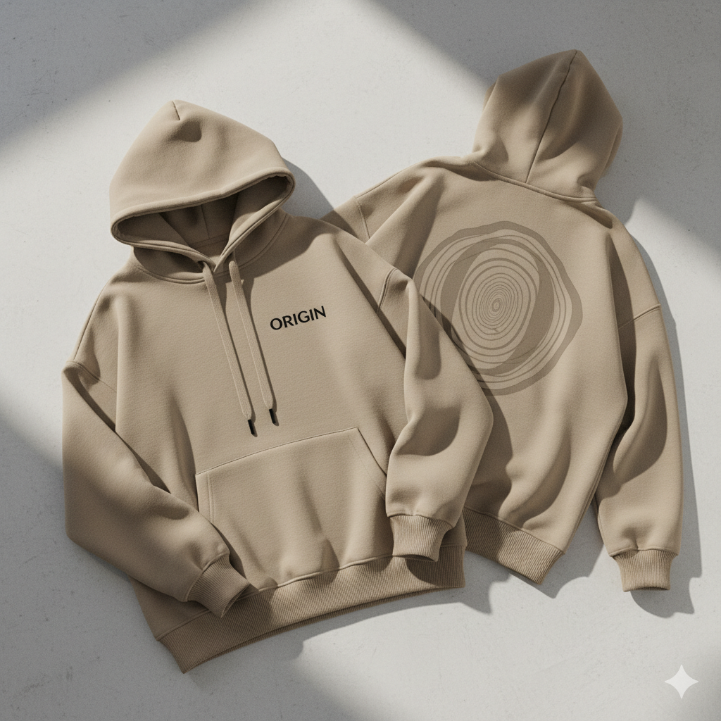 Sand Beige Hoodie – Everyday Urban Essential