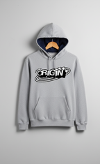 Origin Series Grey Hoodie – Cosmic Street Comfort