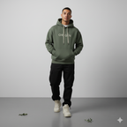 Origin Olive Hoodie – Nature-Inspired Comfort
