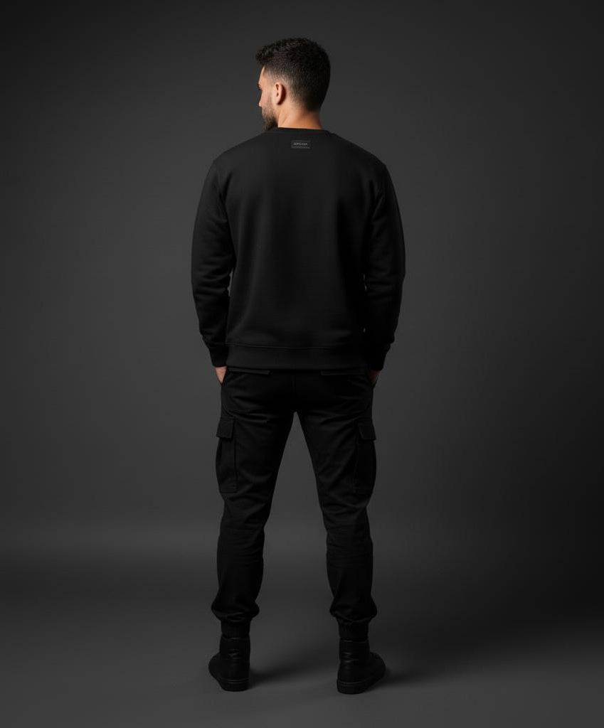 Origin Blackout Sweatshirt – Subtle Emboss Edition