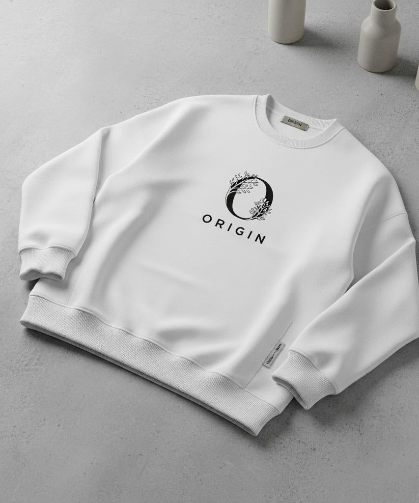Origin Classic White Sweatshirt – Everyday Minimal