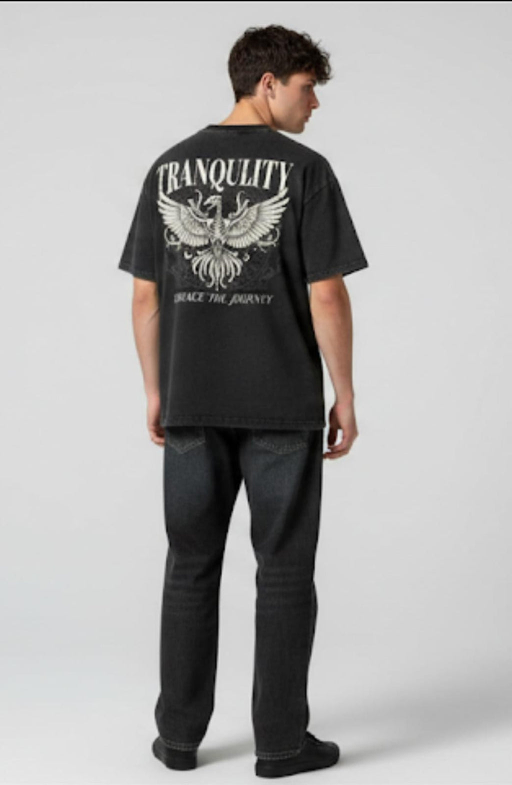 Men’s Tranquility Graphic T-Shirt – Bold Streetwear Style