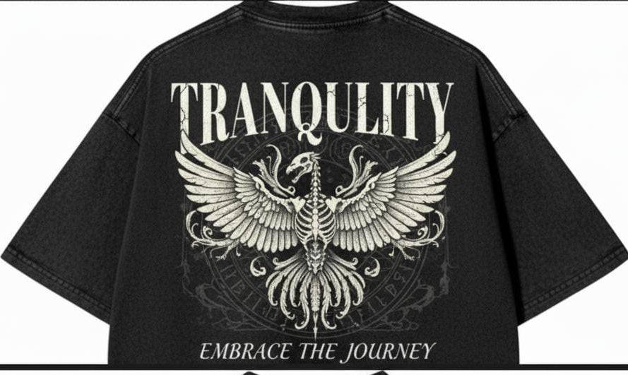 Men’s Tranquility Graphic T-Shirt – Bold Streetwear Style