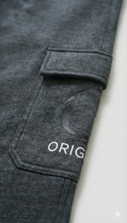 Origin Charcoal Grey Cargo Pants